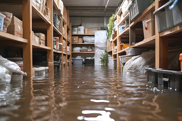 flooded room